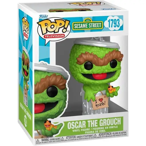 Figura Funko Pop! Barrio Sésamo Óscar el Gruñón Modelo 1793 | 86234