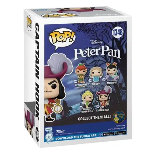 Figura Funko Pop! Peter Pan Capitán Hook Garfio Modelo 1348 | 70695