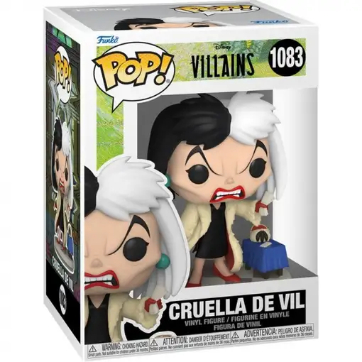 Figura Funko Pop! Disney Villanas Cruella De Vil Modelo 1083 | 57349