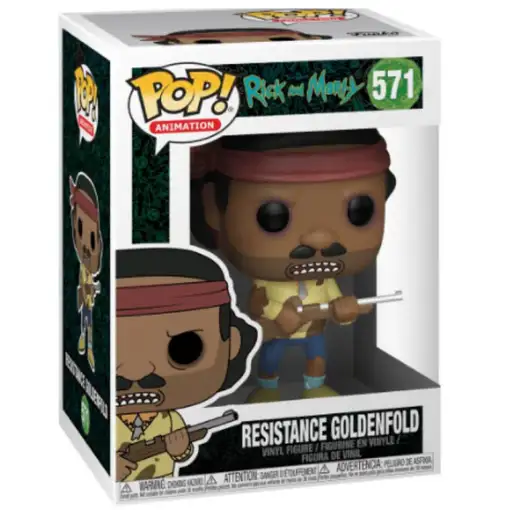 Figura Funko Pop! Rick & Morty Resistance Goldenfold Modelo 571 | 40256