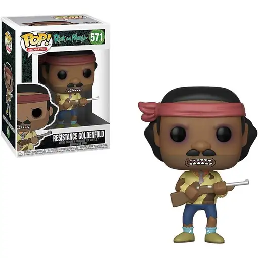 Figura Funko Pop! Rick & Morty Resistance Goldenfold Modelo 571 | 40256
