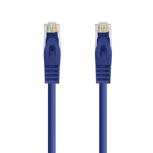 Nanocable Cable Red Latiguillo RJ45 LSZH CAT.6A UTP AWG24, Azul, 30 cm