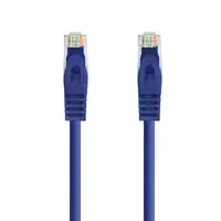 Nanocable Cable de red latiguillo RJ45 LSZH Cat.6A UTP AWG24, Azul, 1.0m