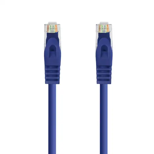 Nanocable Cable de red latiguillo RJ45 LSZH Cat.6A UTP AWG24, Azul, 1.0m