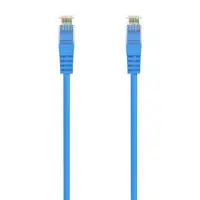 AISENS Cable de Red Latiguillo RJ45 LSZH Cat.6A 500 Mhz UTP AWG24, Azul, 3.0M