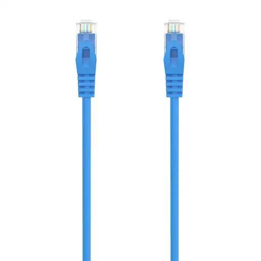 AISENS Cable de Red Latiguillo RJ45 LSZH Cat.6A 500 Mhz UTP AWG24, Azul, 3.0M