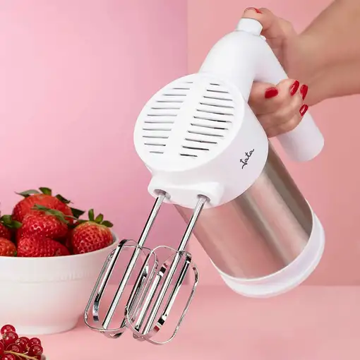JATA JEMA1240 batidora Batidora de mano 400 W Acero inoxidable, Blanco