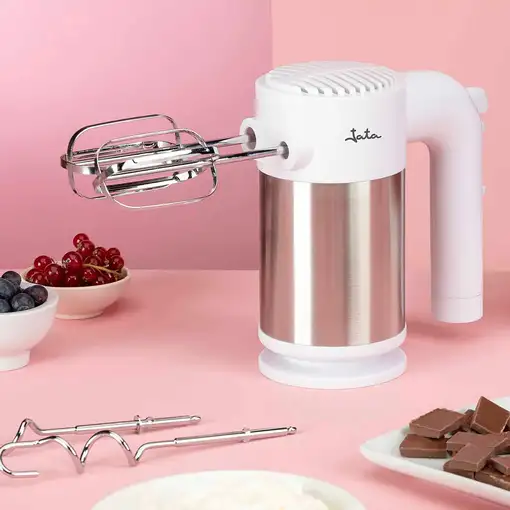 JATA JEMA1240 batidora Batidora de mano 400 W Acero inoxidable, Blanco