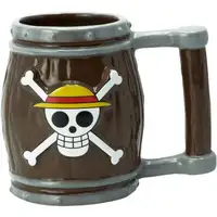 Taza de Cerámica Abystyle One Piece Modelo Barril con Calavera