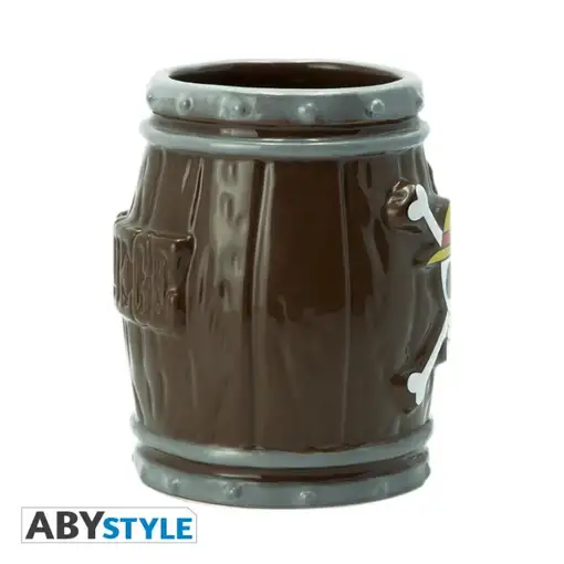 Taza de Cerámica Abystyle One Piece Modelo Barril con Calavera