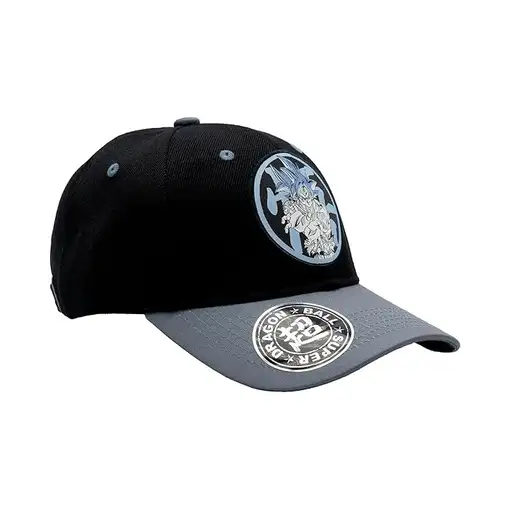Gorra Abystyle Bola de Dragón Modelo Goku Ultra Instinct Color Negro y Gris
