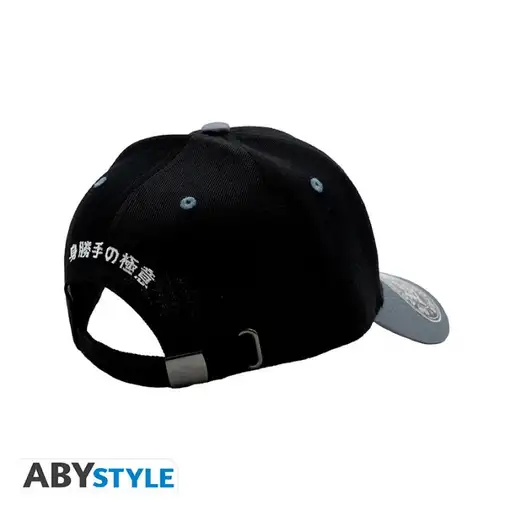 Gorra Abystyle Bola de Dragón Modelo Goku Ultra Instinct Color Negro y Gris