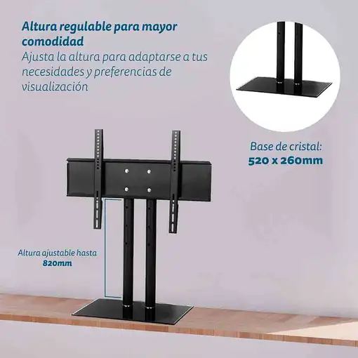 Grunkel SP-BASE soporte para TV 177,8 cm (70") Negro