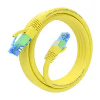 AISENS Cable De Red Latiguillo RJ45 Cat.6 UTP AWG26 CCA, Amarillo, 3.0 m