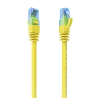 AISENS Cable De Red Latiguillo RJ45 Cat.6 UTP AWG26 CCA, Amarillo, 3.0 m