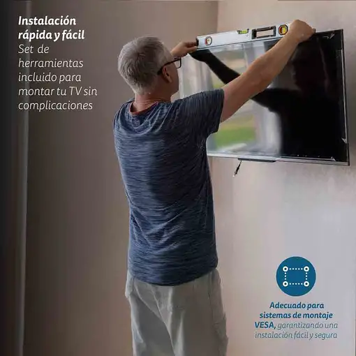 Grunkel SP-61X50FX soporte para TV 2,03 m (80") Negro