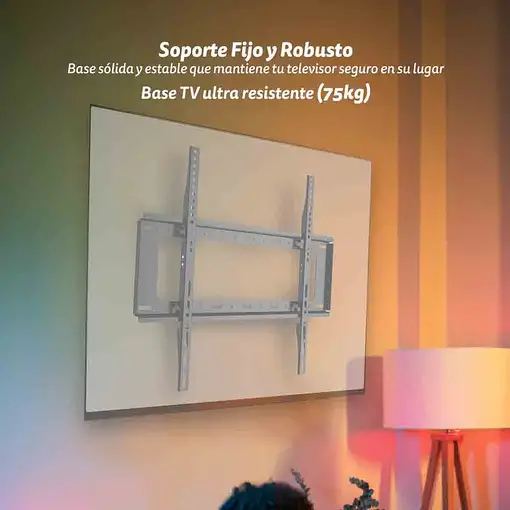 Grunkel SP-61X50FX soporte para TV 2,03 m (80") Negro