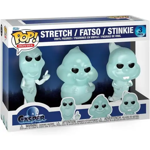 Figura Funko Pop! Películas Casper Stretch, Fatso y Stinkie Pack-3 | 86337