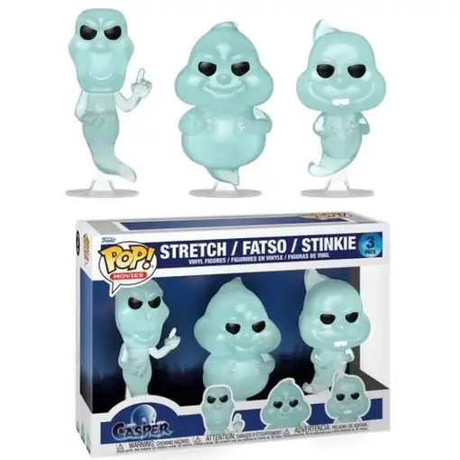 Figura Funko Pop! Películas Casper Stretch, Fatso y Stinkie Pack-3 | 86337