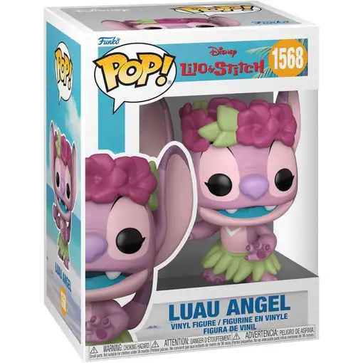 Figura Funko Pop! Disney Lilo y Stitch Luau Angel Modelo 1568 | 86274