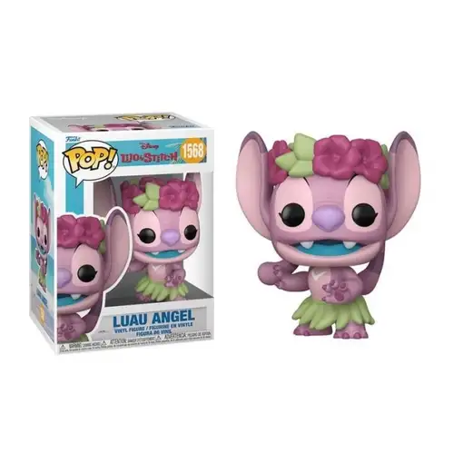 Figura Funko Pop! Disney Lilo y Stitch Luau Angel Modelo 1568 | 86274