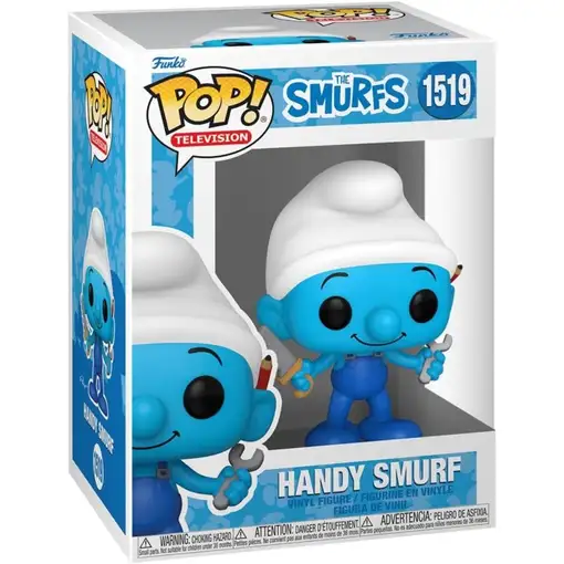Figura Funko Pop! Televisión Los Pitufos Pitufo Manitas Modelo 1519 | 79258