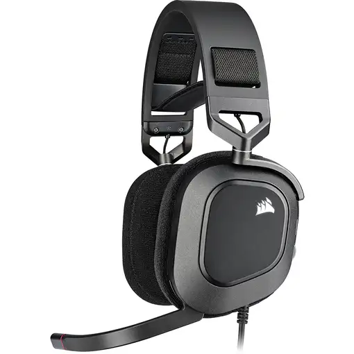 Corsair HS80 RGB USB Auriculares Alámbrico De mano Juego Carbono