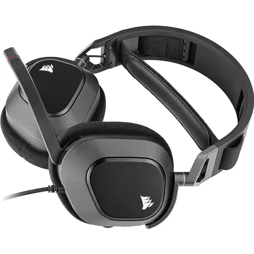 Corsair HS80 RGB USB Auriculares Alámbrico De mano Juego Carbono