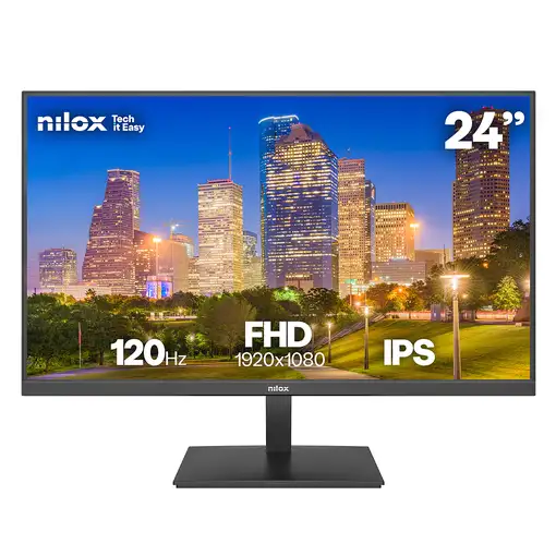 Nilox MONITOR 24 IPS 120 HZ HDMI Y DP pantalla para PC 61 cm (24")