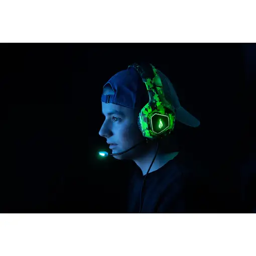 SureFire Skirmish Auriculares Alámbrico Diadema Juego USB tipo A Negro