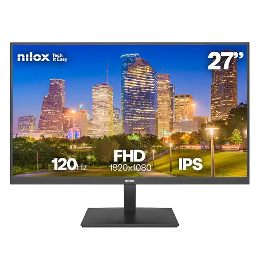Nilox MONITOR 27 IPS 120 HZ HDMI Y DP pantalla para PC 68,6 cm (27") Nilox MONITOR 27 IPS 120 HZ HDMI Y DP pantalla para PC 68,6 cm (27")