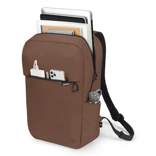 DICOTA D32124-RPET mochila Mochila informal Marrón Poliéster