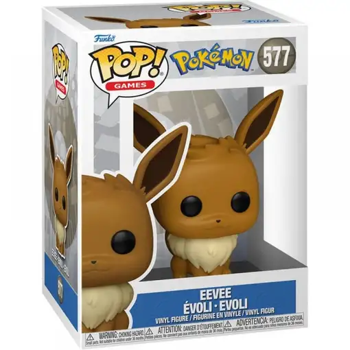 Figura Funko Pop! Juegos Pokémon Eevee Évoli Modelo 577 | 64637