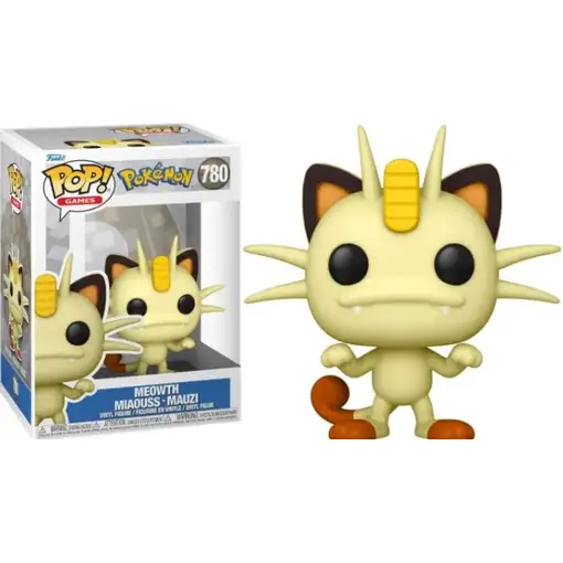 Figura Funko Pop! Juegos Pokémon Meowth Modelo 780 | 74630