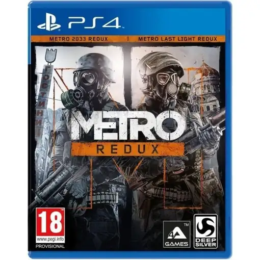 Juego Metro Redux Double Pack 2033 + Last Light para Playstation 4 | PS4 Juego Metro Redux Double Pack 2033 + Last Light para Playstation 4 | PS4