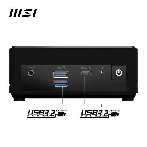 MSI Cubi N ADL-006DE Intel® N N200 4 GB DDR4-SDRAM 128 GB SSD Windows 11 Pro Mini