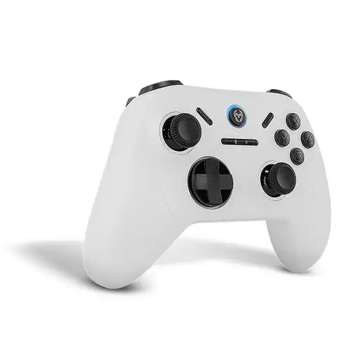 Krom Kadoer Blanco Bluetooth/USB Gamepad Analógico/Digital Android,Nintendo Switch