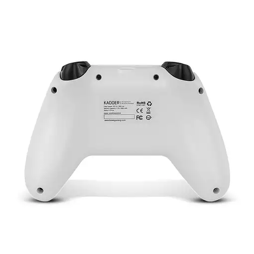 Krom Kadoer Blanco Bluetooth/USB Gamepad Analógico/Digital Android,Nintendo Switch