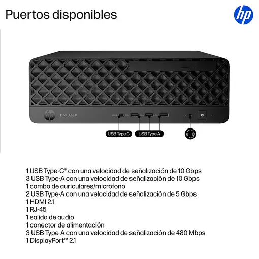 HP ProDesk 4 SFF G1i AI PC Intel Core Ultra 5 235 16 GB DDR5-SDRAM 512 GB SSD