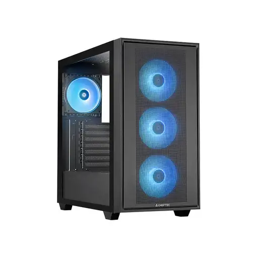 Chieftec GS-03B-OP carcasa de ordenador Midi Tower Negro