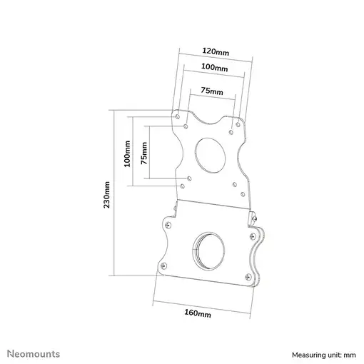 Neomounts FPMA-VESAMAC2127 Adaptador VESA iMac