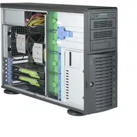 Supermicro CSE-743AC-1K26B-SQ carcasa de ordenador Full Tower Negro 1200 W