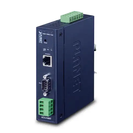 PLANET IP30 Industrial 1-Port servidor serie