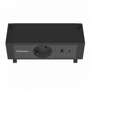 Fellowes 100137172 base múltiple 2 m 1 salidas AC Interior Negro