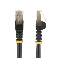 StarTech.com Cable de 5m de Red Ethernet CAT6a Negro RJ45 STP