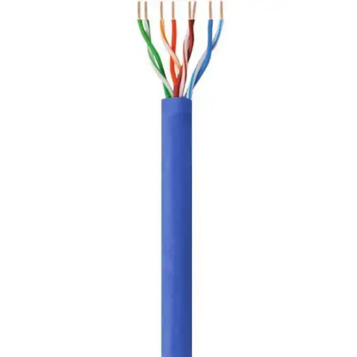 Techly ITP6-CCA-305-BL cable de red Azul 305 m Cat6 U/UTP (UTP)