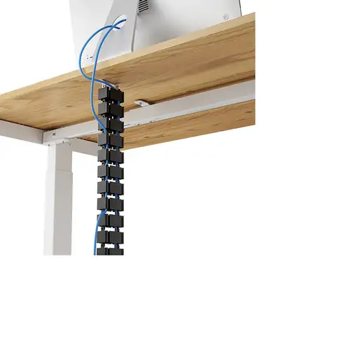 Fellowes 100136871 organizador de cables Escritorio Pasacables Negro 1 pieza(s)