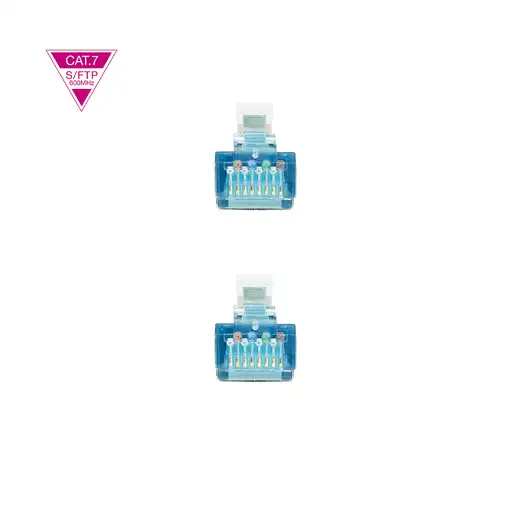 Nanocable Cable de Red Cat.7 600MHZ LSZH SFTP PIMF AWG26, Blanco, 25 cm