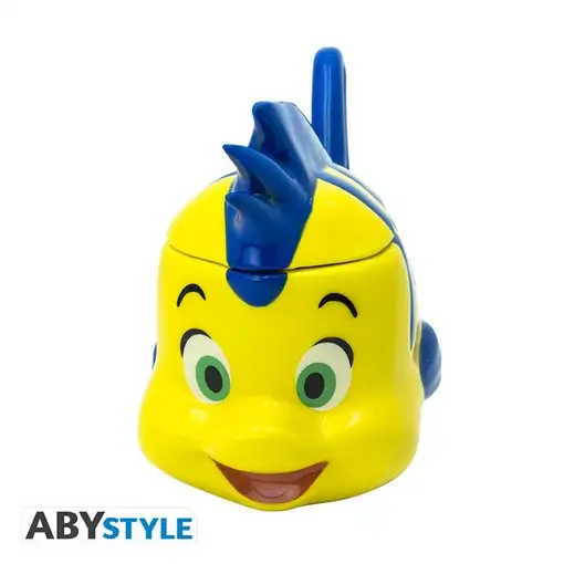Taza de Cerámica Abystyle Disney La Sirenita Modelo Flounder Taza de Cerámica Abystyle Disney La Sirenita Modelo Flounder
