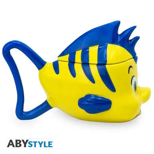 Taza de Cerámica Abystyle Disney La Sirenita Modelo Flounder